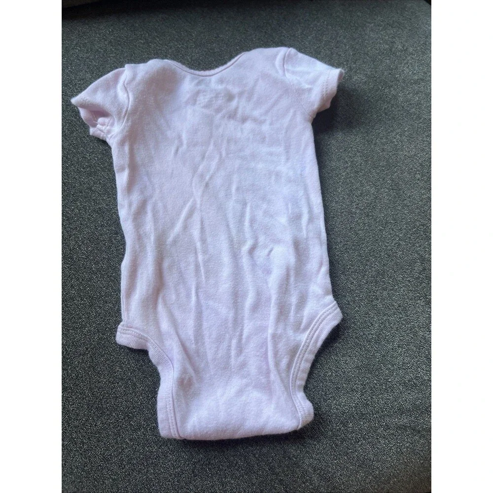 Baby‎ Girl Clothes Carter's 3 Month I Love Mommy Pink Trim Bodysuit